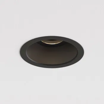 Astro Lighting Minima Round Mini fekete mennyezetbe építhető lámpa (AST-1249054) GU10 MR11 1 izzós IP20