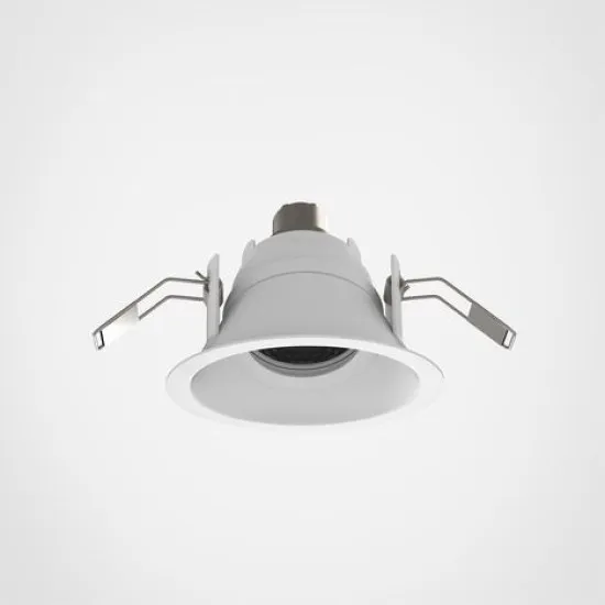 Astro Lighting Minima Round Slimline 25 fekete fürdőszobai mennyezetbe építhető lámpa (AST-1249036) GU10 1 izzós IP65