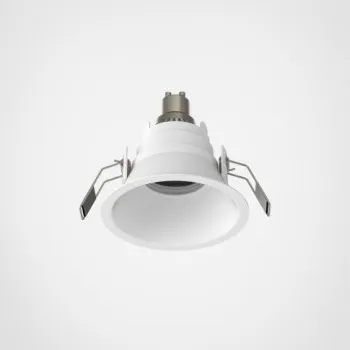 Astro Lighting Minima Round Slimline Fixed fekete fürdőszobai mennyezetbe építhető lámpa (AST-1249034) GU10 1 izzós IP65