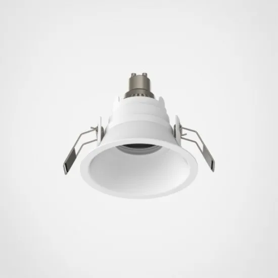 Astro Lighting Minima Round Slimline Fixed fekete fürdőszobai mennyezetbe építhető lámpa (AST-1249034) GU10 1 izzós IP65