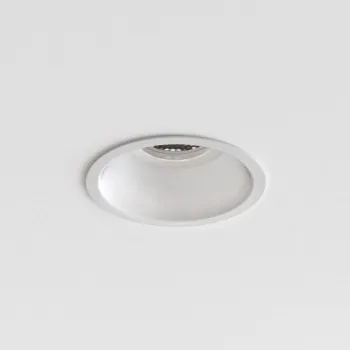 Astro Lighting Minima Round Slimline Fixed fekete fürdőszobai mennyezetbe építhető lámpa (AST-1249034) GU10 1 izzós IP65