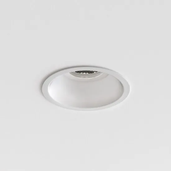 Astro Lighting Minima Round Slimline Fixed fekete fürdőszobai mennyezetbe építhető lámpa (AST-1249034) GU10 1 izzós IP65