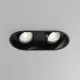 Astro Lighting Minima Round Twin Adj fekete mennyezetbe építhető lámpa (AST-1249029) GU10 2 izzós IP20