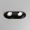 Astro Lighting Minima Round Twin Adj fekete mennyezetbe építhető lámpa (AST-1249029) GU10 2 izzós IP20