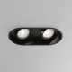 Astro Lighting Minima Round Twin Adj fekete mennyezetbe építhető lámpa (AST-1249029) GU10 2 izzós IP20
