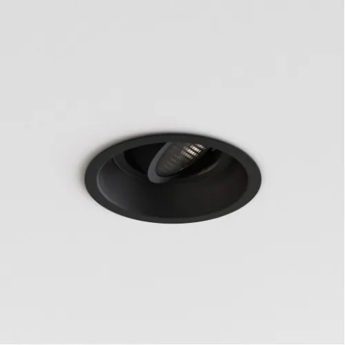 Astro Lighting Minima Slimline Adj Fire-rated fekete mennyezetbe építhető lámpa (AST-1249041) GU10 1 izzós IP20