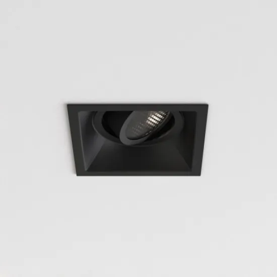 Astro Lighting Minima Slimline Adj Fire-rated fekete mennyezetbe építhető lámpa (AST-1249043) GU10 1 izzós IP20