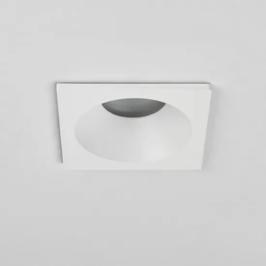 Astro Lighting Minima Square Fixed IP65 fekete fürdőszobai mennyezetbe építhető lámpa (AST-1249018) GU10 1 izzós IP65