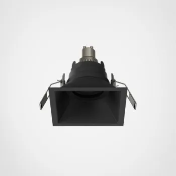 Astro Lighting Minima Square Slimline Fixed fekete fürdőszobai mennyezetbe építhető lámpa (AST-1249039) GU10 1 izzós IP65