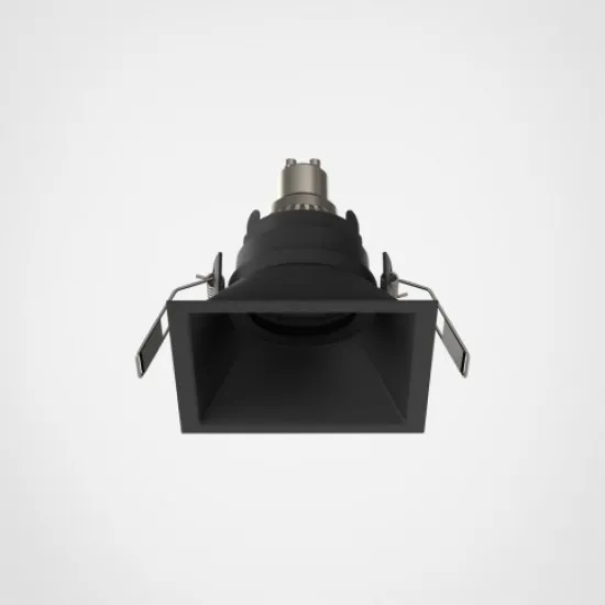 Astro Lighting Minima Square Slimline Fixed fekete fürdőszobai mennyezetbe építhető lámpa (AST-1249039) GU10 1 izzós IP65