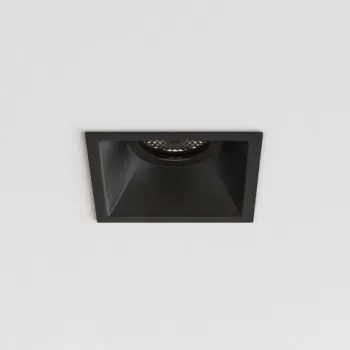Astro Lighting Minima Square Slimline Fixed fekete fürdőszobai mennyezetbe építhető lámpa (AST-1249039) GU10 1 izzós IP65