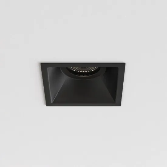 Astro Lighting Minima Square Slimline Fixed fekete fürdőszobai mennyezetbe építhető lámpa (AST-1249039) GU10 1 izzós IP65
