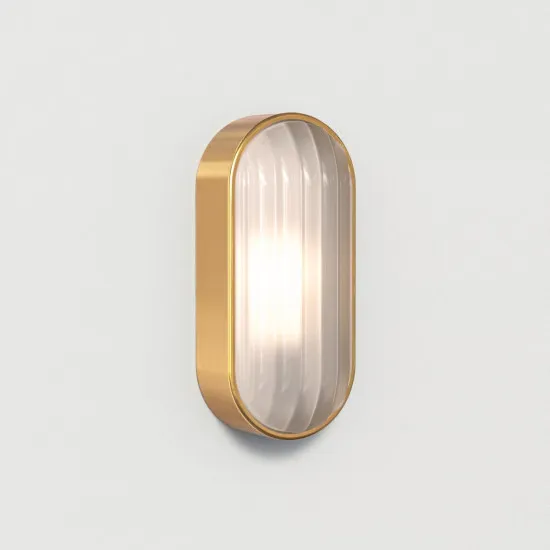 Astro Lighting Montreal Coastal Oval sárgaréz kültéri fali lámpa (AST-1032019) E27 1 izzós IP44