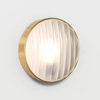 Astro Lighting Montreal Coastal Round 300 sárgaréz kültéri fali lámpa (AST-1032018) E27 1 izzós IP44