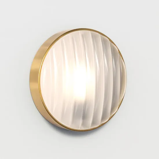 Astro Lighting Montreal Coastal Round 300 sárgaréz kültéri fali lámpa (AST-1032018) E27 1 izzós IP44