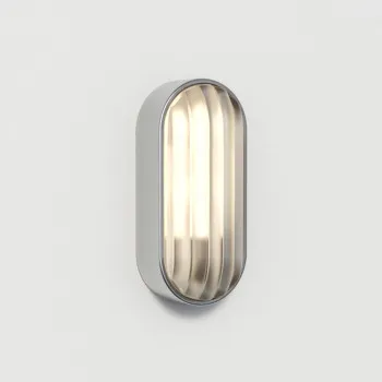 Astro Lighting Montreal Oval acélszínű fali lámpa (AST-1032013) E27 1 izzós IP44