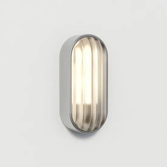 Astro Lighting Montreal Oval acélszínű fali lámpa (AST-1032013) E27 1 izzós IP44