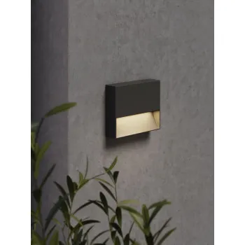 Astro Lighting Mori 140 fekete LED kültéri fali lámpa (AST-1466001) LED 1 izzós IP65