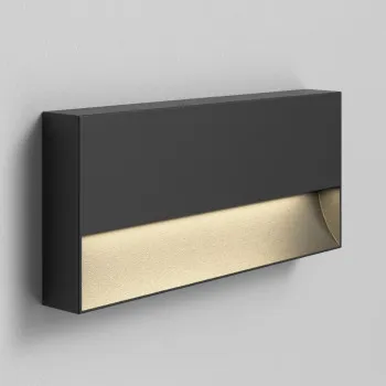 Astro Lighting Mori 250 fekete LED kültéri fali lámpa (AST-1466002) LED 1 izzós IP65