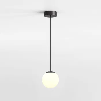 Astro Lighting Nara fekete fürdőszobai LED függesztett lámpa (AST-1464003) LED 1 izzós IP44