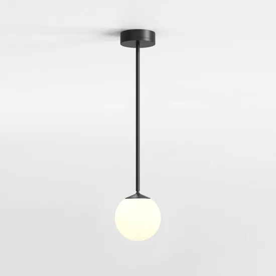 Astro Lighting Nara fekete fürdőszobai LED függesztett lámpa (AST-1464003) LED 1 izzós IP44
