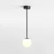 Astro Lighting Nara fekete fürdőszobai LED függesztett lámpa (AST-1464003) LED 1 izzós IP44