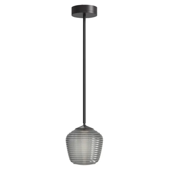 Astro Lighting Nara fekete fürdőszobai LED függesztett lámpa (AST-1464003) LED 1 izzós IP44