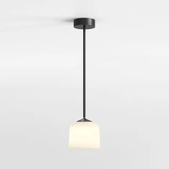 Astro Lighting Nara fekete fürdőszobai LED függesztett lámpa (AST-1464003) LED 1 izzós IP44
