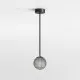 Astro Lighting Nara fekete fürdőszobai LED függesztett lámpa (AST-1464003) LED 1 izzós IP44