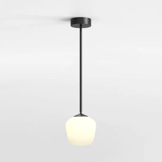 Astro Lighting Nara fekete fürdőszobai LED függesztett lámpa (AST-1464003) LED 1 izzós IP44