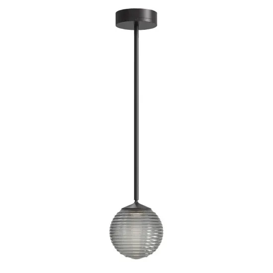 Astro Lighting Nara fekete fürdőszobai LED függesztett lámpa (AST-1464003) LED 1 izzós IP44