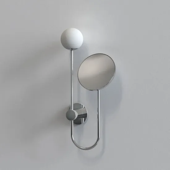 Astro Lighting Orb króm fürdőszobai falikar tükörrel (AST-1424001) G9 1 izzós IP44