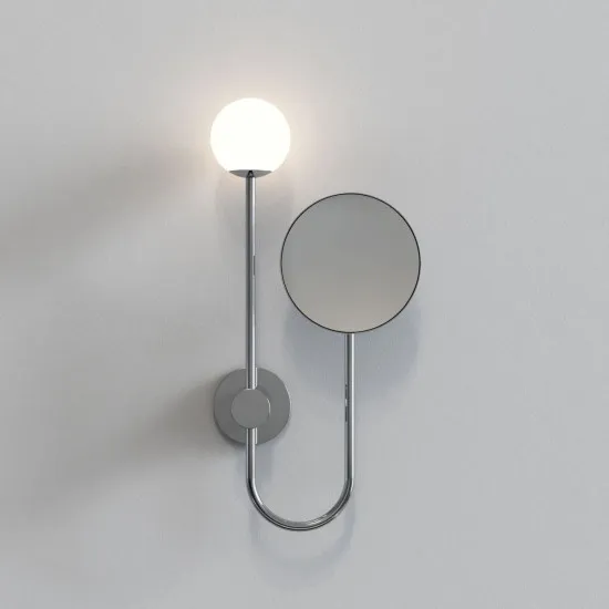 Astro Lighting Orb króm fürdőszobai falikar tükörrel (AST-1424001) G9 1 izzós IP44