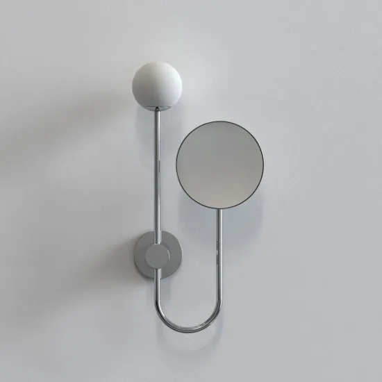 Astro Lighting Orb króm fürdőszobai falikar tükörrel (AST-1424001) G9 1 izzós IP44