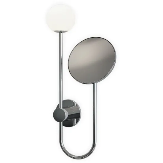 Astro Lighting Orb króm fürdőszobai falikar tükörrel (AST-1424001) G9 1 izzós IP44