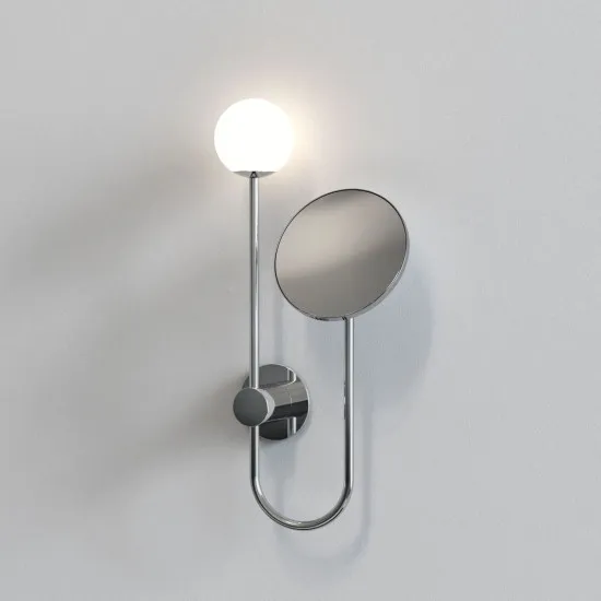 Astro Lighting Orb króm fürdőszobai falikar tükörrel (AST-1424001) G9 1 izzós IP44