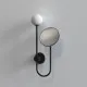 Astro Lighting Orb fekete fürdőszobai falikar tükörrel (AST-1424003) G9 1 izzós IP44