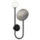 Astro Lighting Orb fekete fürdőszobai falikar tükörrel (AST-1424003) G9 1 izzós IP44