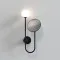 Astro Lighting Orb fekete fürdőszobai falikar tükörrel (AST-1424003) G9 1 izzós IP44
