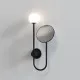 Astro Lighting Orb fekete fürdőszobai falikar tükörrel (AST-1424003) G9 1 izzós IP44