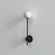 Astro Lighting Orb Single fekete fürdőszobai falikar (AST-1424004) G9 1 izzós IP44