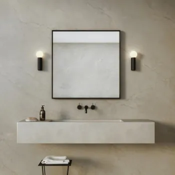 Astro Lighting Ortona Single fekete fürdőszobai falikar (AST-1459005) G9 1 izzós IP44