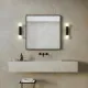 Astro Lighting Ortona Twin fekete fürdőszobai falikar (AST-1459006) G9 2 izzós IP44