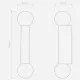 Astro Lighting Ortona Twin fekete fürdőszobai falikar (AST-1459006) G9 2 izzós IP44