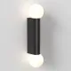 Astro Lighting Ortona Twin fekete fürdőszobai falikar (AST-1459006) G9 2 izzós IP44