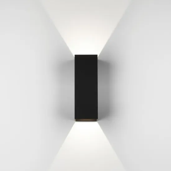 Astro Lighting Oslo 255 fekete LED kültéri fali lámpa (AST-1298007) LED 1 izzós IP65