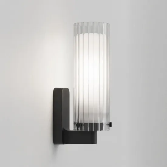 Astro Lighting Ottavino Wall fekete fürdőszobai tükörvilágítás (AST-1411006) E14 1 izzós IP44