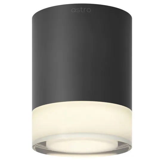 Astro Lighting Ottawa fekete fürdőszobai mennyezeti lámpa (AST-1474001) GU10 1 izzós IP65