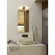 Astro Lighting Padova fekete fürdőszobai tükörvilágítás (AST-1143008) G9 2 izzós IP44