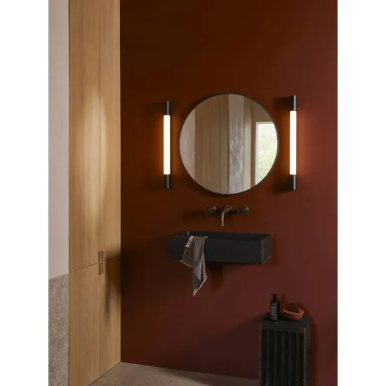 Astro Lighting Palermo 600 fekete fürdőszobai LED tükörvilágítás (AST-1084038) LED 1 izzós IP44
